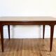 Vintage Scandinavian teak dining table, 1960s
