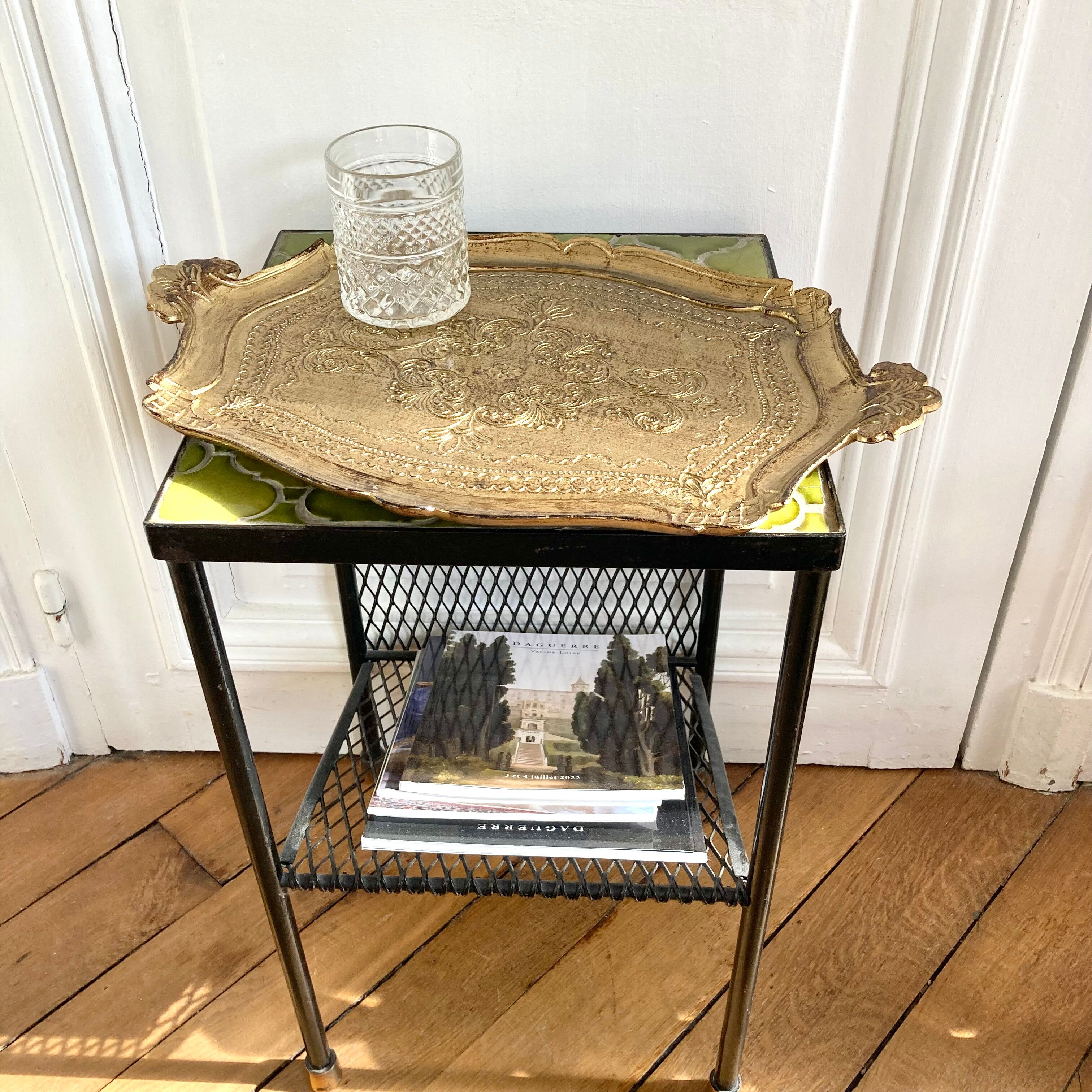 Golden Venetian tray