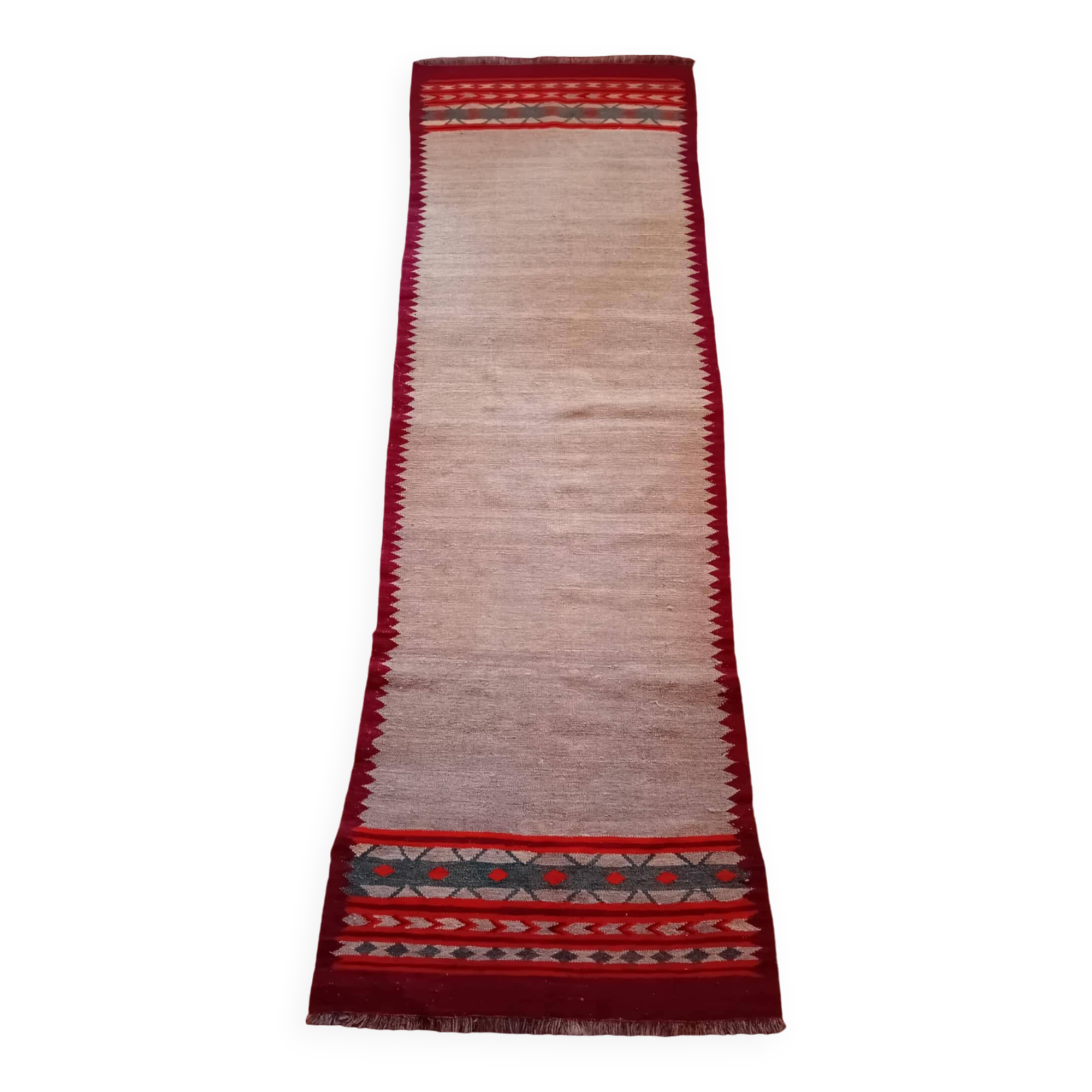Handmade Anatolian Hallway Kilim 285x96cm