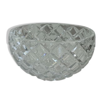 Cut crystal salad bowl