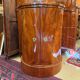 Antique Biedermeier Demi-Lune Mahogany Cabinet 1820