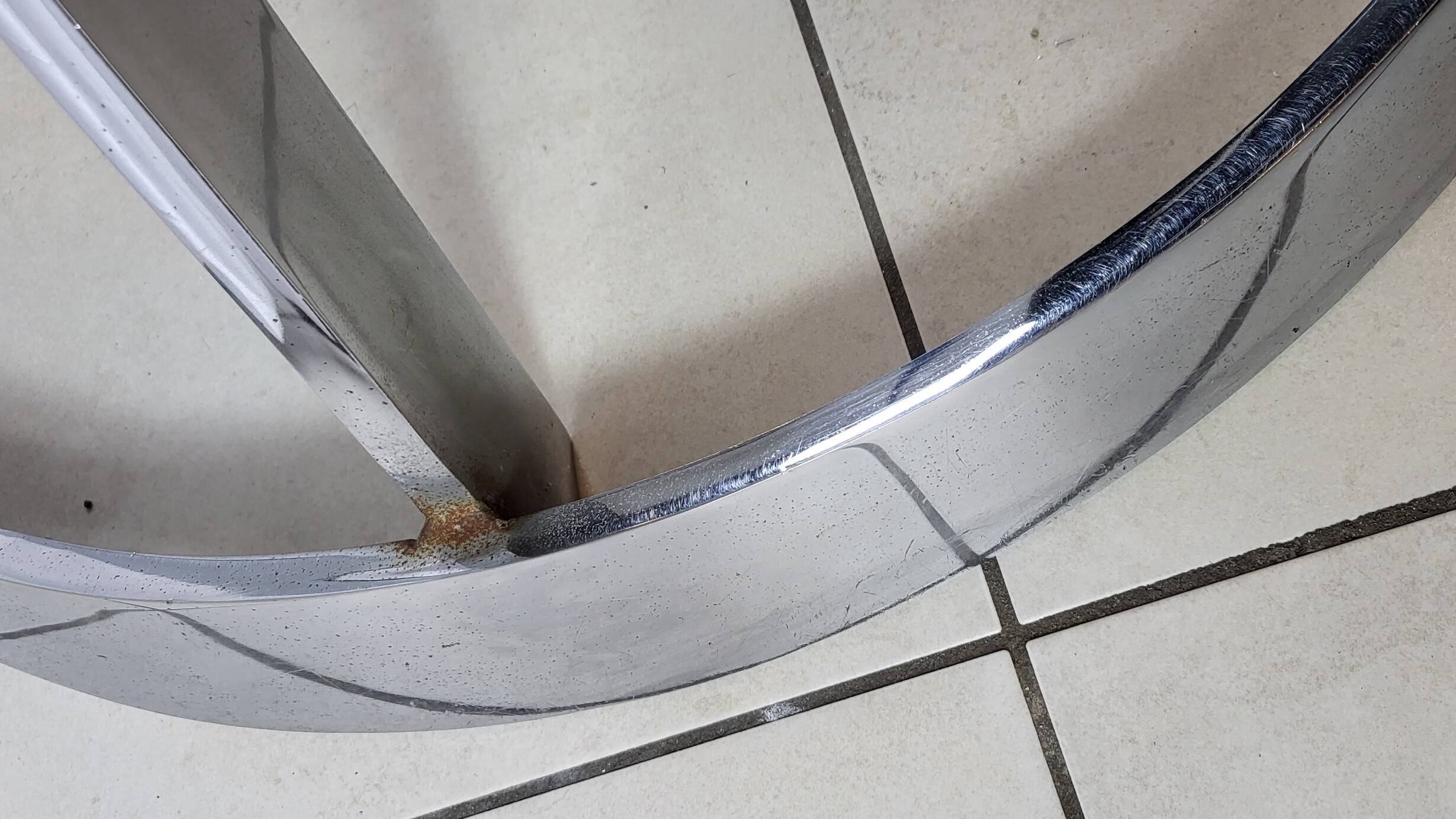 Euro Steel table and chair set 1970 Space Age