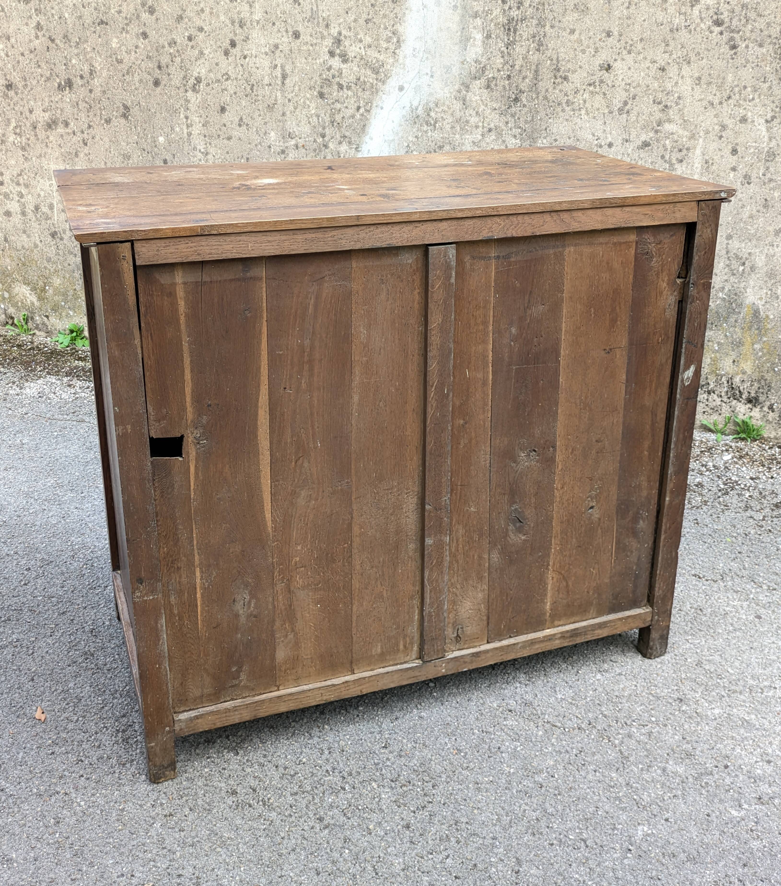 Rustic French buffet before 1900