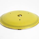 Rare round illuminated mid-century Hillebrand metal mirror from 1966