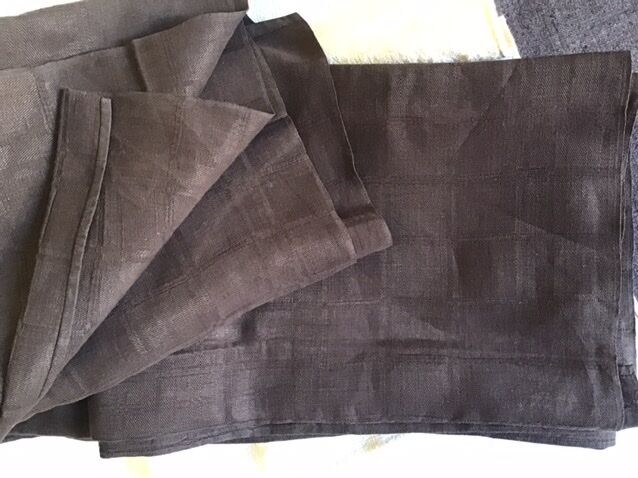 Linen case HC 180x150 purple brown