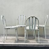 4 30s garden chairs