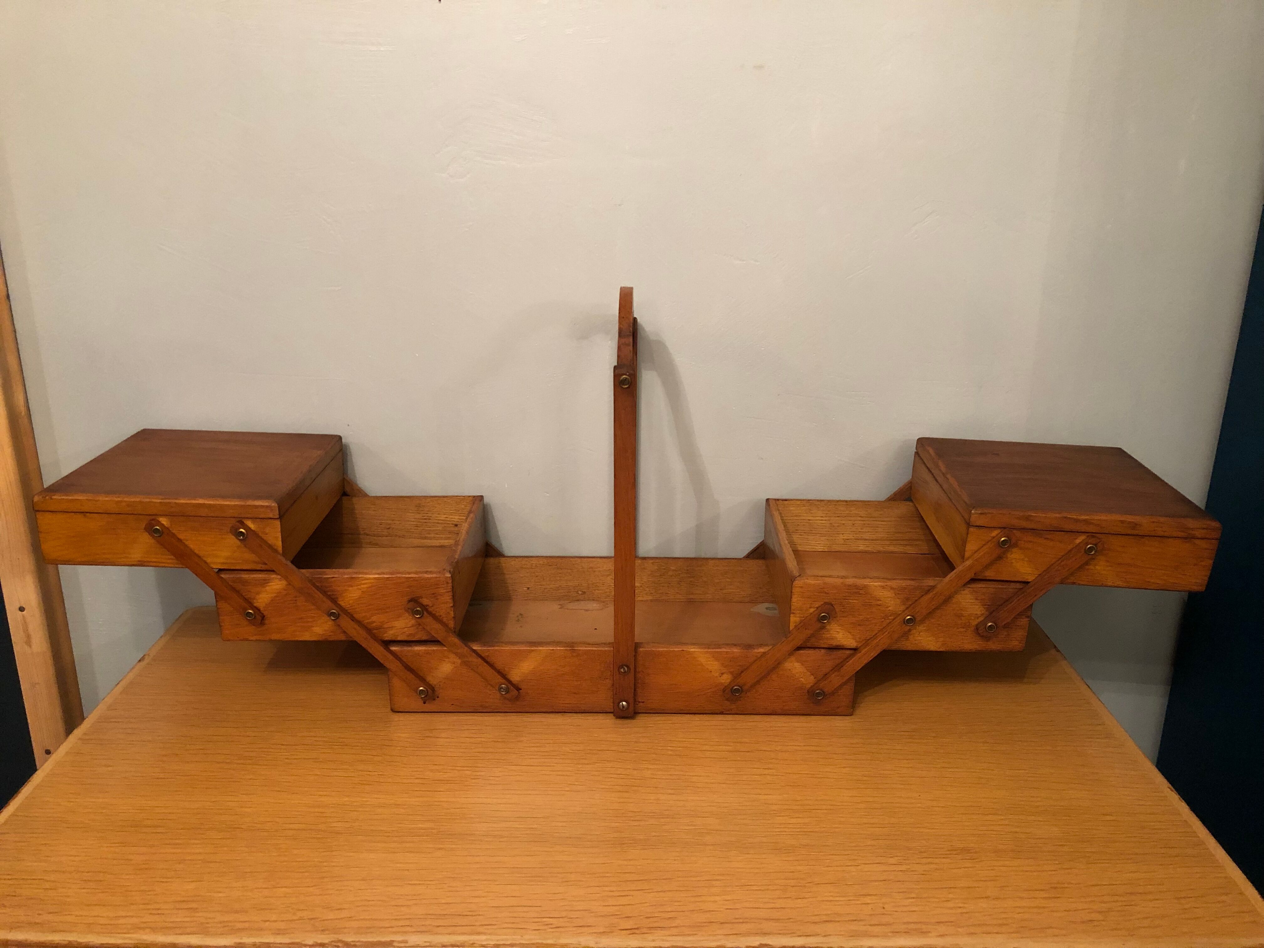 Vintage sewing basket