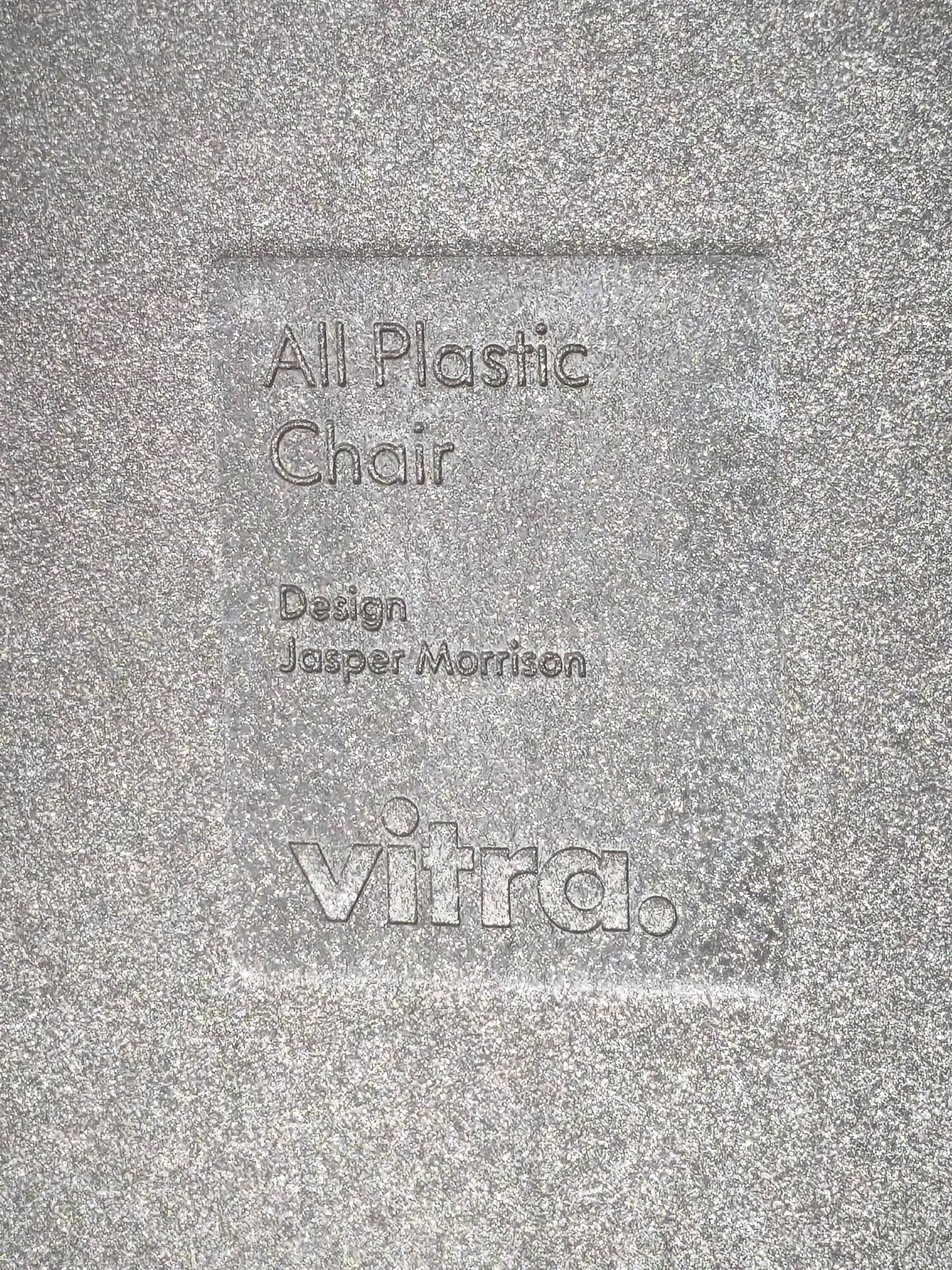 Suite de 8 chaises All Plastic Chair, Vitra