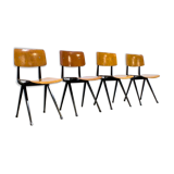 Chaises d'école industrielle