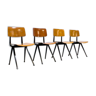 Chaises d'école industrielle