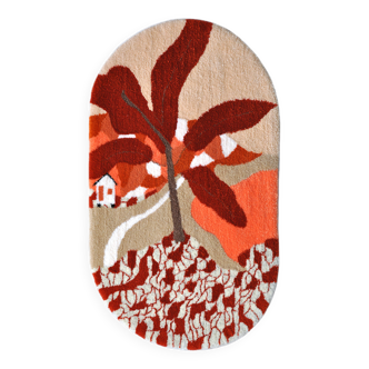 Tapis tufté "Plage isolée"