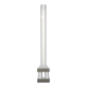 Floor lamp model "Chicago Tribune" in grey and silver enamelled metal, with