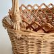 Vintage rattan baskets