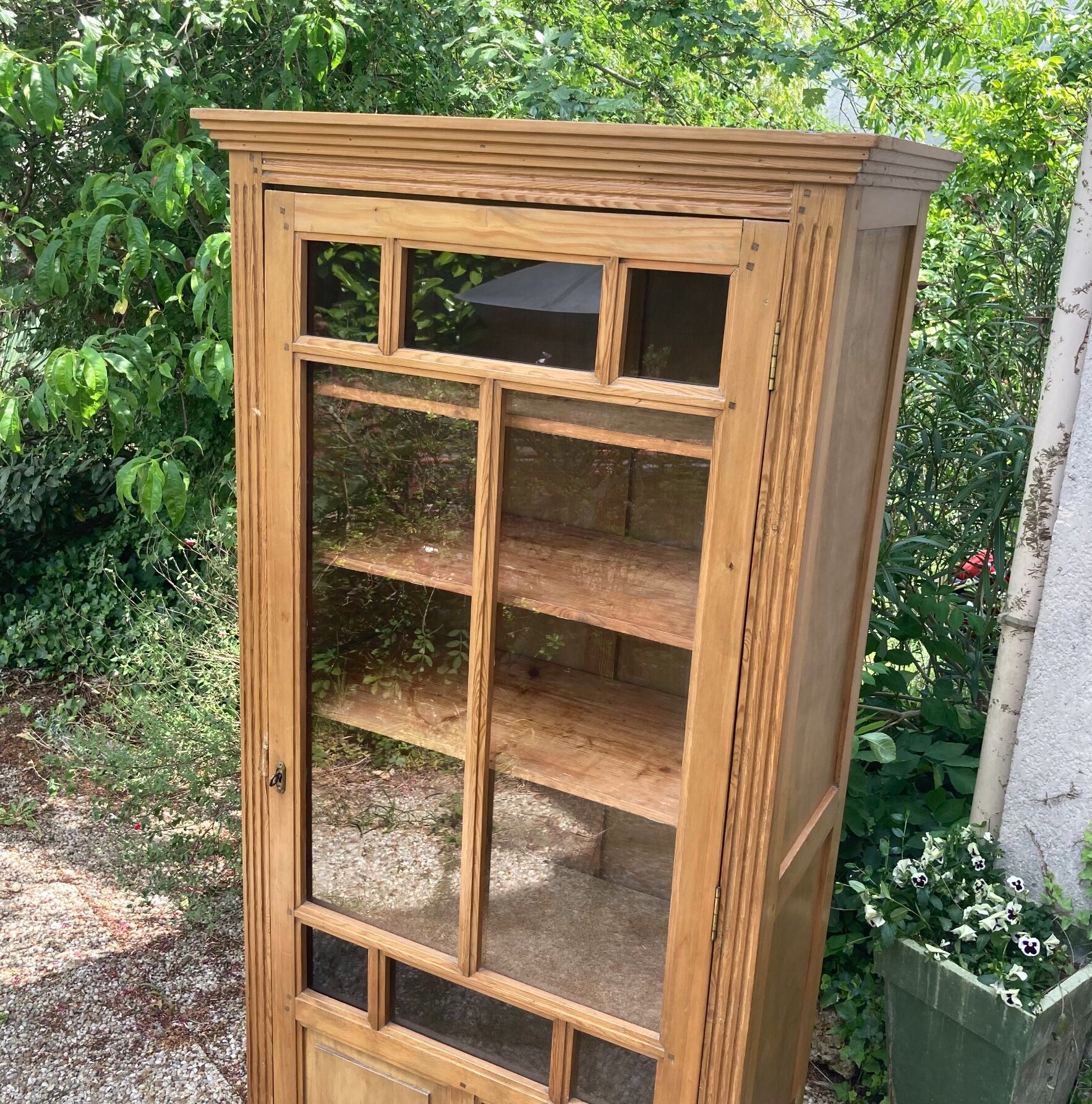 Vintage glazed Parisian wardrobe