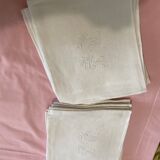 Set of very large ML monogram towel