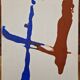 Michael Kreuter (1940-2022) Huile sur toile - abstraction
