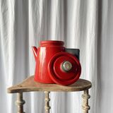 Enamelled Cast Iron Coffee Pot by Antti Nurmesniemi for Finel, 1950