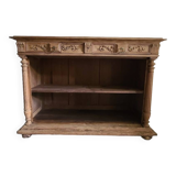 Old counter furniture trade furniture console central island raw wood storage sideboard