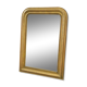 Miroir au mercure époque Louis Philippe doré à la feuille XIXème