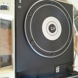 Old record player philips 190phono and vintage radio