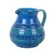 Aldo Londi Bitossi Vase Ear Vase Jug Rimini Blue Pottery Italy Sixties