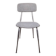 1950s chrome and fabric compass base chair