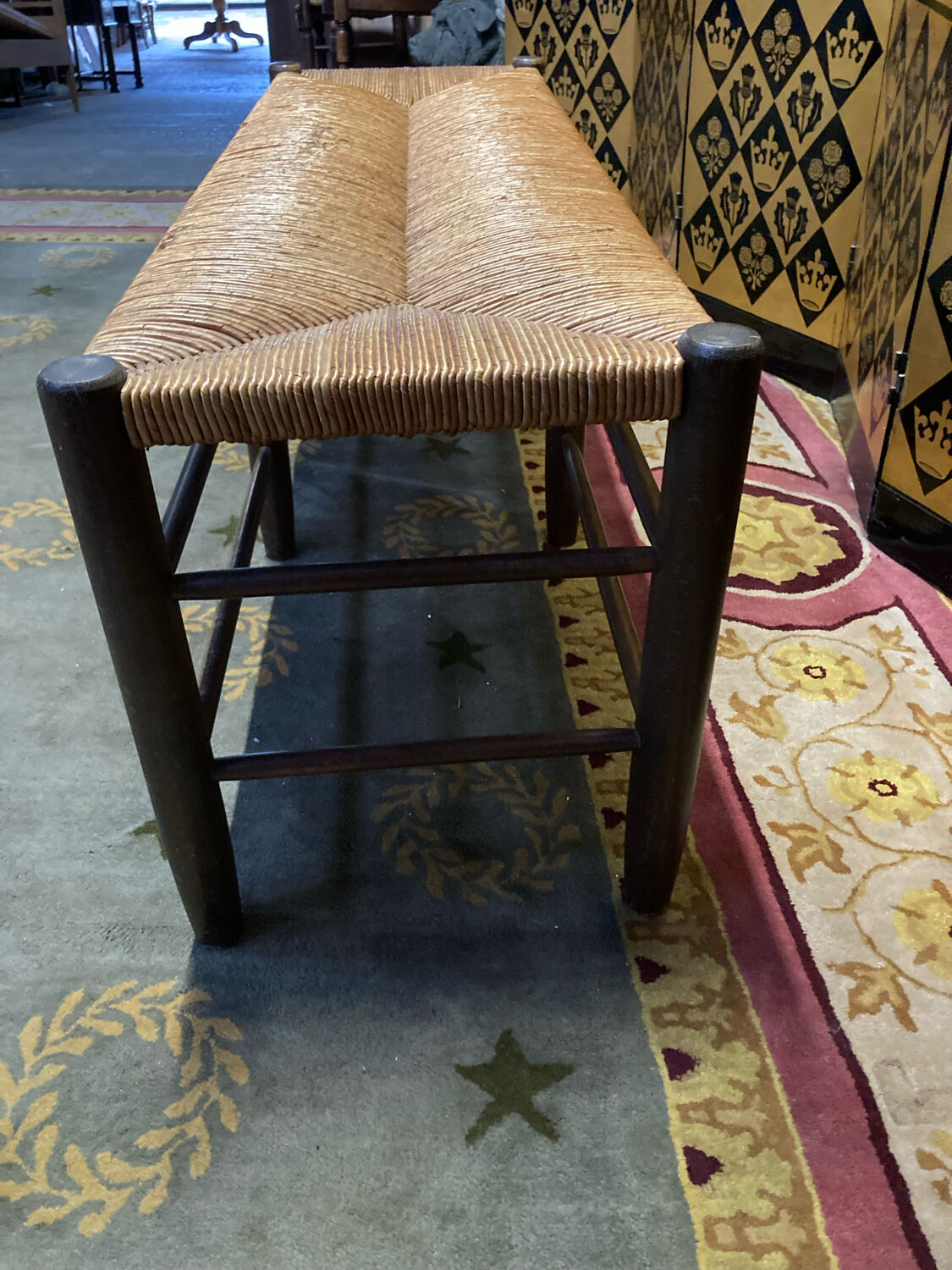 Straw bench