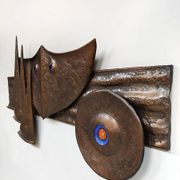 Vintage wall decoration wall art object 'Brutalism'