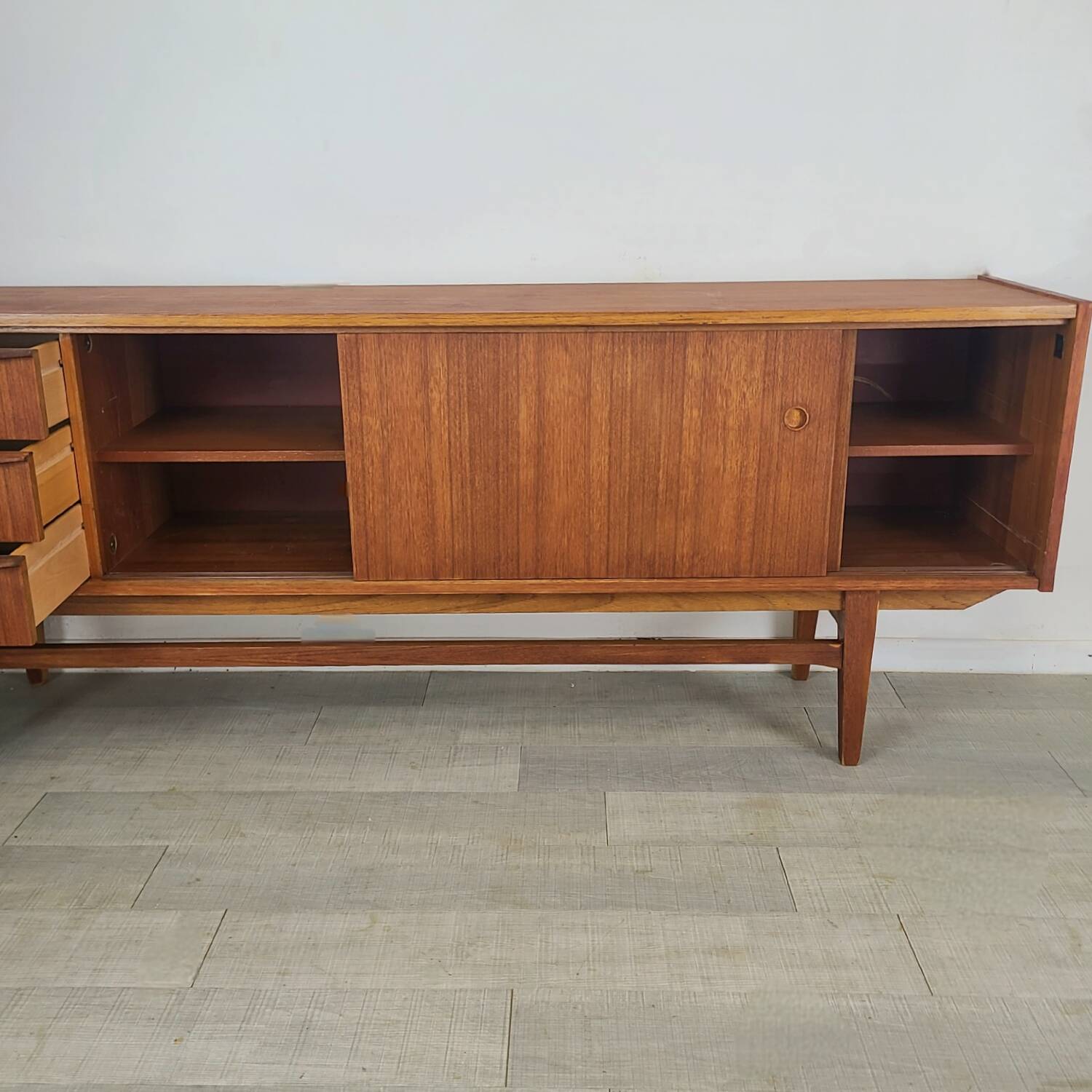 Vintage 1960s Scandinavian teak sideboard