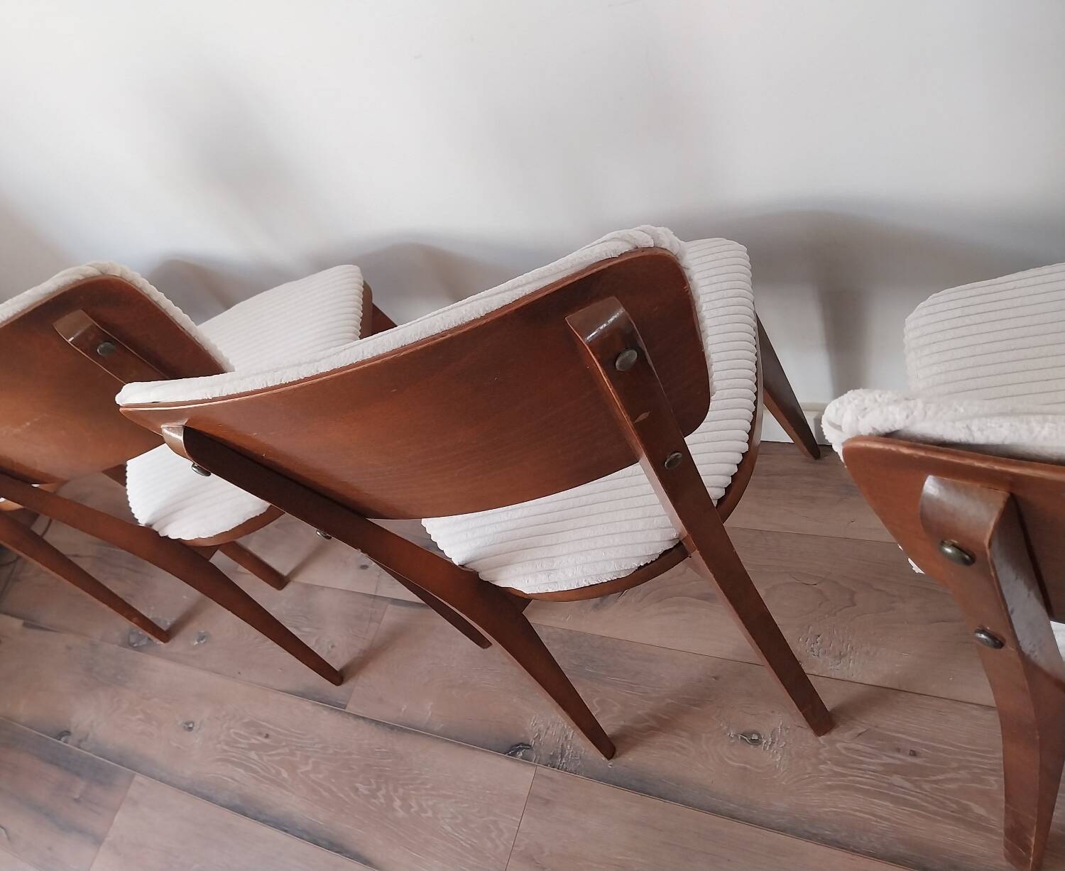 Set of four vintage chairs
