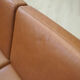 Leather sofa, Danish design, 90s, production: Hurup