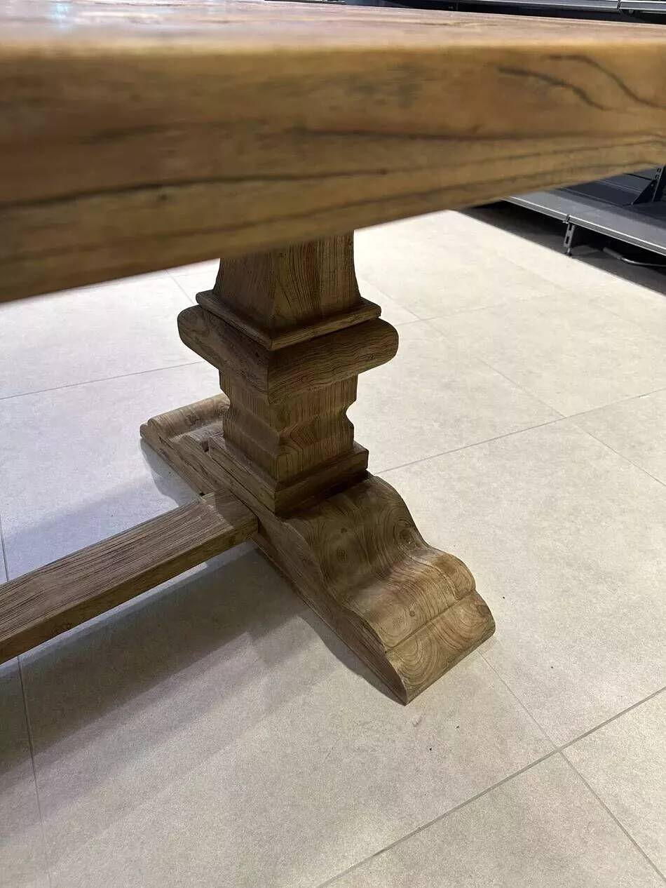 SPIRITO monastery table in solid oak - length 300 cm