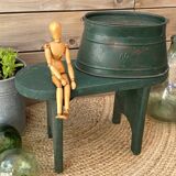 Small solid wood bench