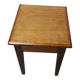 Tabouret coffre en bois