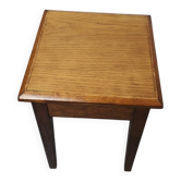Wooden storage stool