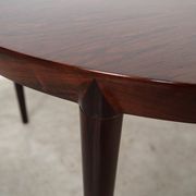 Round rosewood table, Danish design, 1960s, designer: Severin Hansen