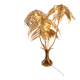Large palm tree floor lamp in brass – Handmade – New