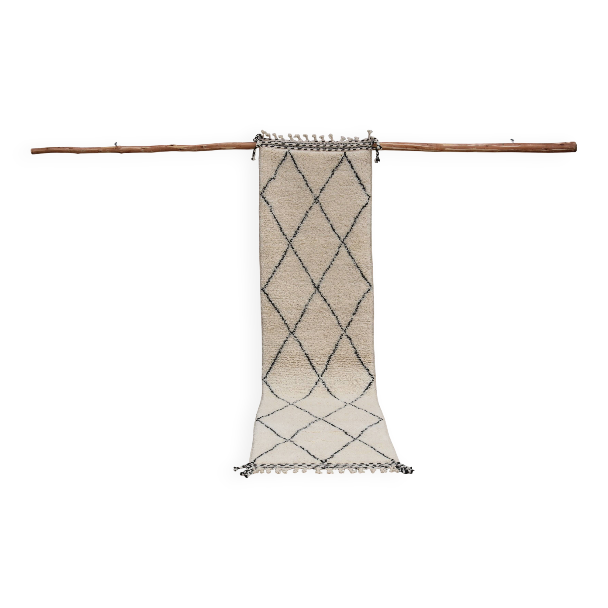 Beni Ouarain rug, 305 x 80 cm - R314