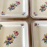 Square dessert plates