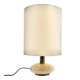 Travertine & brass table lamp base, Italy 1970s