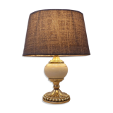Brass and ceramic lamp