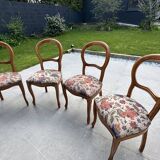 Quatre chaises tapissées