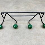 Wall coat rack hook 50s 4 balls