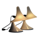 Rare paire de lampes de table Art Plex Venezia 'Karin-M'.