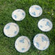 Set of 6 Terre de Fer dessert plates