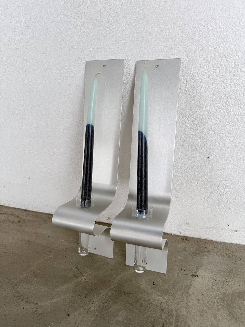 Soliflore ou bougeoirs muraux Ikea vintage