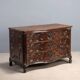 Antique baroque walnut commode, France, 18th century