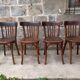 Set de 4 chaises bistrot Baumann