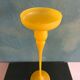 Glass candlestick