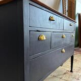 Art Nouveau style 6-drawer chest